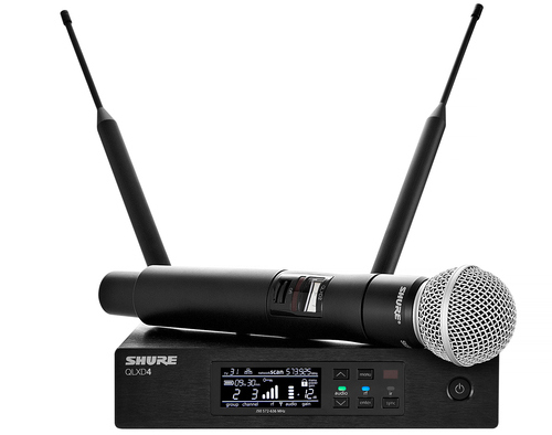 Shure QLXD 24/SM58 Microphone Kit Rental